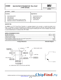 Datasheet 61055-003 manufacturer Micropac