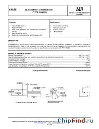 Datasheet 61058-001 manufacturer Micropac