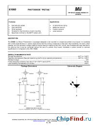 Datasheet 61060-X02 manufacturer Micropac