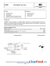 Datasheet 61063-101 manufacturer Micropac