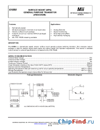 Datasheet 61090 manufacturer Micropac