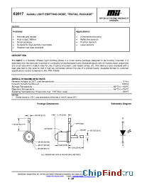 Datasheet 62017-X02 manufacturer Micropac