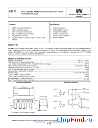 Datasheet 66013-003 manufacturer Micropac