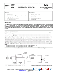 Datasheet 66015-103 manufacturer Micropac