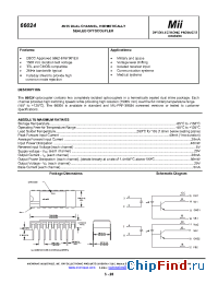 Datasheet 66024-003 manufacturer Micropac
