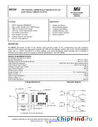 Datasheet 66124 manufacturer Micropac