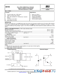 Datasheet 66192-002 manufacturer Micropac