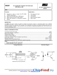 Datasheet 66225-001 manufacturer Micropac