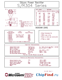 Datasheet 1N1191 manufacturer Microsemi
