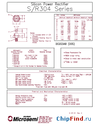 Datasheet 1N119X manufacturer Microsemi