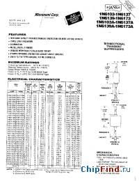 Datasheet 1N6117 manufacturer Microsemi