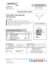 Datasheet 2N2222AVC-1 manufacturer Microsemi
