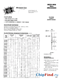 Datasheet 3EZ100D5 manufacturer Microsemi
