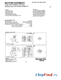 Datasheet 680-3 manufacturer Microsemi