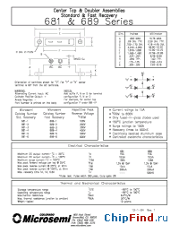 Datasheet 681-4D manufacturer Microsemi