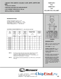 Datasheet CDLL4617D manufacturer Microsemi
