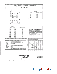 Datasheet EH16B1 manufacturer Microsemi