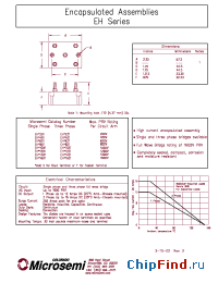 Datasheet EHF16Z1 manufacturer Microsemi