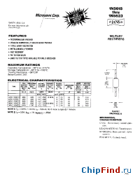 Datasheet JANS1N5615 manufacturer Microsemi