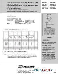 Datasheet JANS1N5712UR-1 manufacturer Microsemi