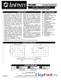 Datasheet LX5242CDBK manufacturer Microsemi