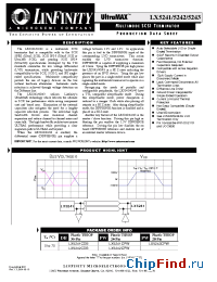 Datasheet LX5242CPW manufacturer Microsemi
