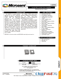 Datasheet LX5503 manufacturer Microsemi