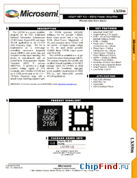 Datasheet LX5506 manufacturer Microsemi
