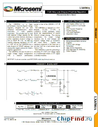 Datasheet LX8580A-00CDD manufacturer Microsemi