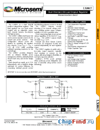Datasheet LX8817-25CDF manufacturer Microsemi