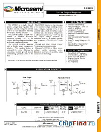Datasheet LX8818-02CLM manufacturer Microsemi