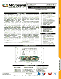 Datasheet LXM1623-05-41 manufacturer Microsemi