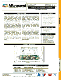 Datasheet LXM1624-12-43 manufacturer Microsemi