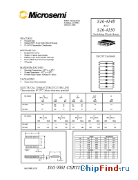Datasheet S16-4148 manufacturer Microsemi