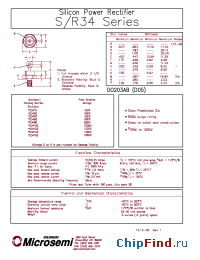 Datasheet S34120 manufacturer Microsemi