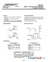 Datasheet TC361AL/CL manufacturer Microsemi