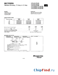 Datasheet UT6105HR2 manufacturer Microsemi