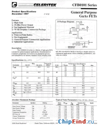 Datasheet CFB0101 manufacturer Mimix