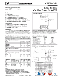 Datasheet CFK2162-P5 manufacturer Mimix