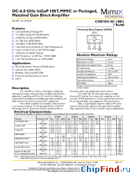 Datasheet CGB7003-SC-0G0T manufacturer Mimix