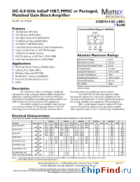Datasheet CGB7014-SC-0G0T manufacturer Mimix