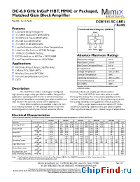 Datasheet CGB7015-BD manufacturer Mimix