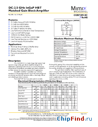 Datasheet CGB7289-SP-0G00 manufacturer Mimix