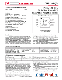 Datasheet CHP1206-QM-0000 manufacturer Mimix