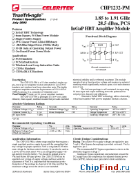 Datasheet CHP1232 manufacturer Mimix