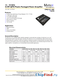 Datasheet CMQ1631-QH manufacturer Mimix