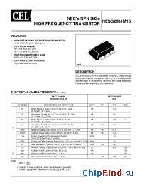 Datasheet NESG204619-T1-A manufacturer Mimix