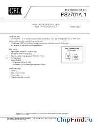 Datasheet PS2701A-1 manufacturer Mimix