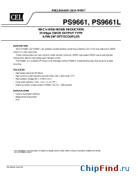 Datasheet PS9661 manufacturer Mimix