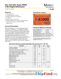Datasheet XA1000 manufacturer Mimix